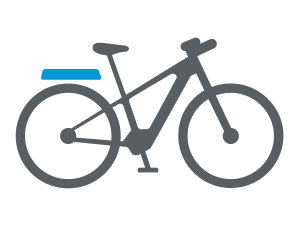 batterie porte-bagage vélo électrique