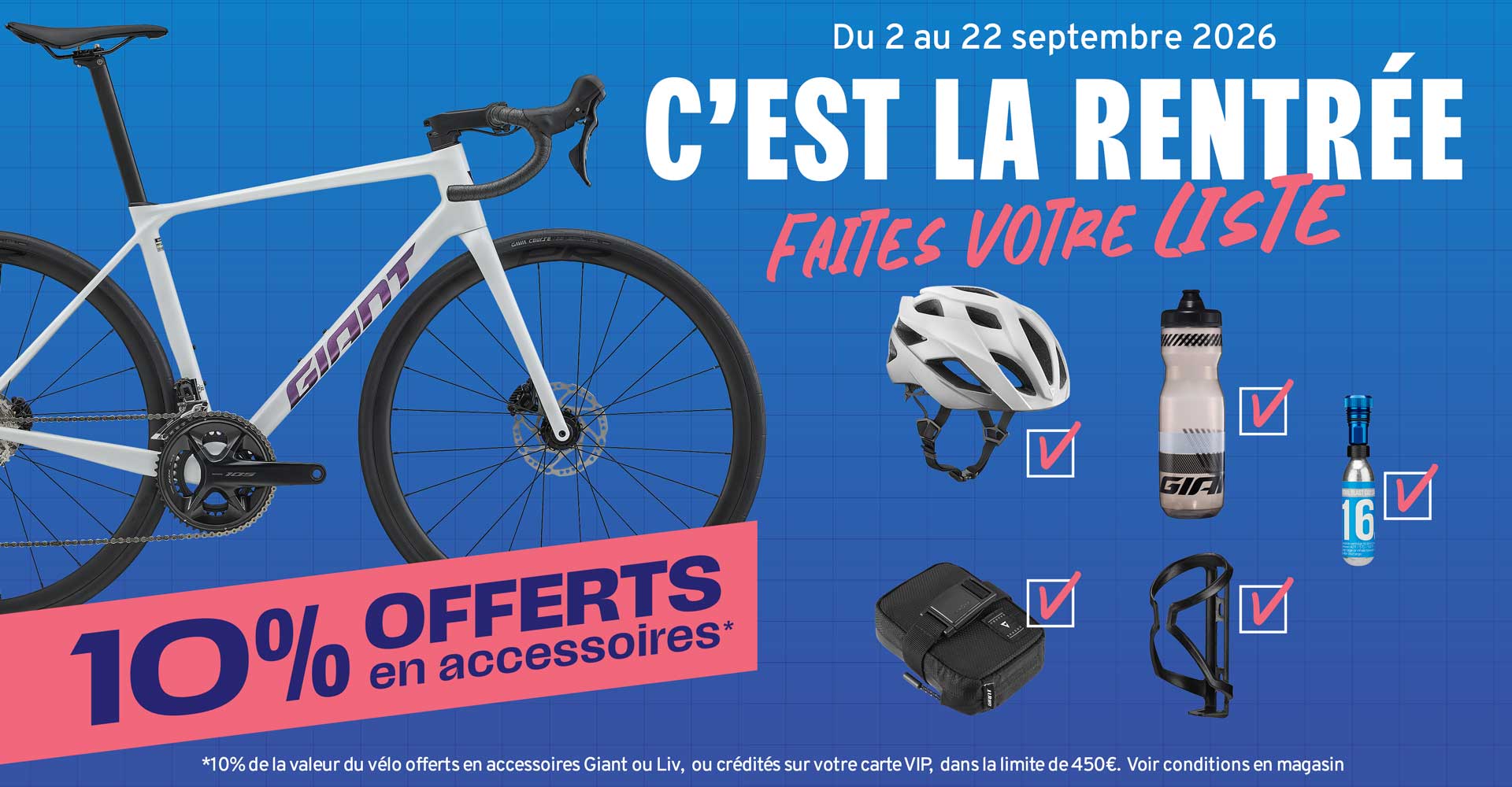 C’est la rentrée, 10% offerts en accessoires