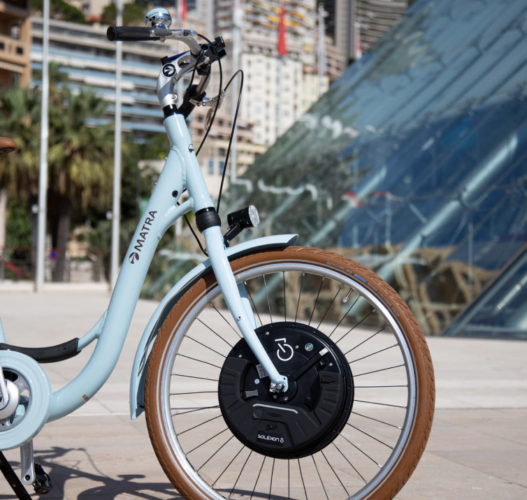 vélo électrique solex à roue avant