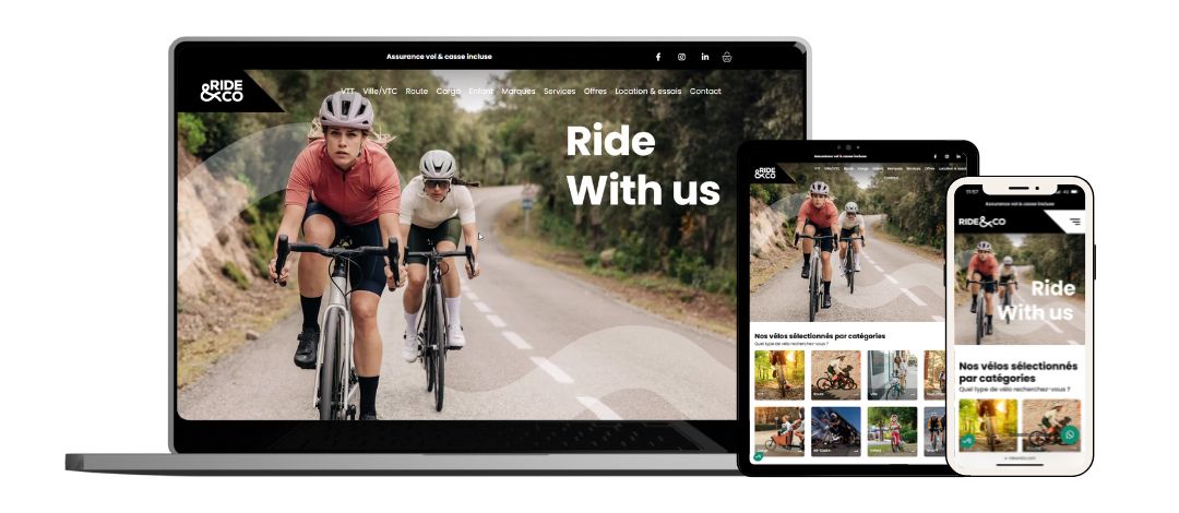 Visitez notre site Ride & Co