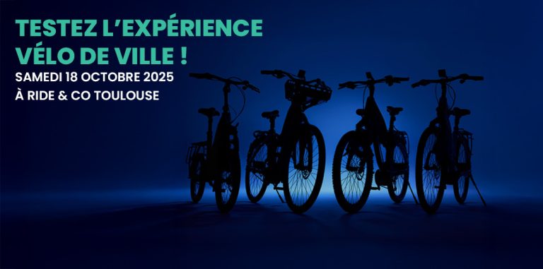 Journée test vélo de ville samedi 18 octobre 2025 à Ride & Co Toulouse