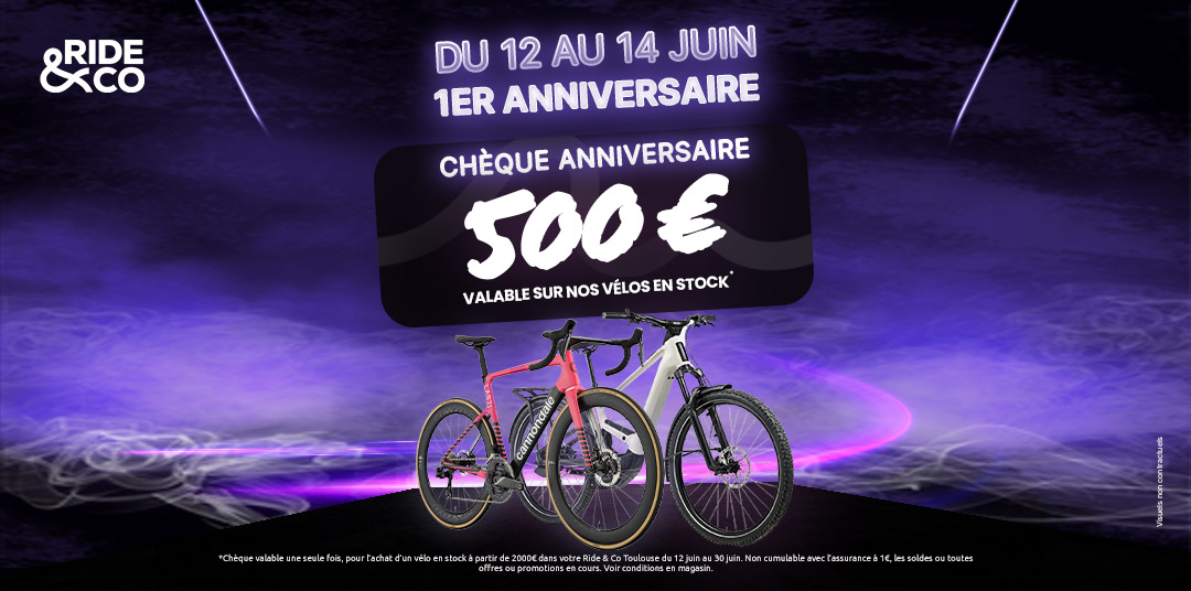 Chèque anniversaire Ride Park